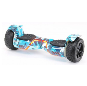 Hoverboard accessories - Kiwi Hoverboard & Scooter: Chic camouflage blue Offroad Hoverboard 8.5 inch - Kiwi Hoverboard & Scooter