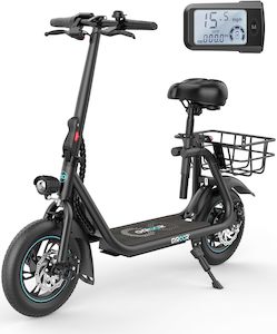 Electric Scooter: Gyroor C1 Electric scooter with Seat NZ