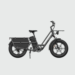 Fiido T2 Longtail Cargo E-bike Grey - Kiwi Hoverboard & Scooter