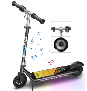 Ages 6-12 Gyroor H30 Max Black Kids Electric Scooter - Kiwi E-Scooters