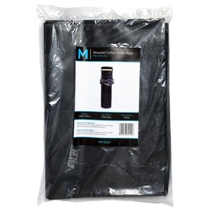 Products: FP Recycled Coffee Waste Bags, Black 220x925x80mu - Box of 350 - Kiwi Hygiene Supplies