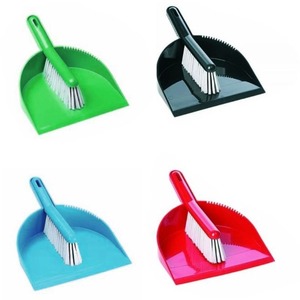 Products: Deluxe Brush & Pan Set (4 Colours) - Kiwi Hygiene Supplies