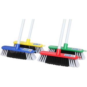 Products: Edco Household Broom - Set of 4 - Kiwi Hygiene Supplies