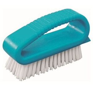 Products: Loop Scrubbing Brush with Rear Scraper - Blue - Kiwi Hygiene Supplies