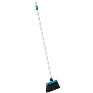 Products: Patio Broom - Blue, Long Bristles - Kiwi Hygiene Supplies