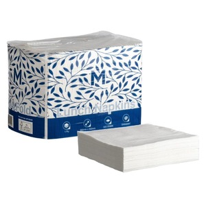 1 Ply 1/4 Fold Lunch Napkins 300mm x 300mm White (6 Packs) - Kiwi Hygiene Supplies