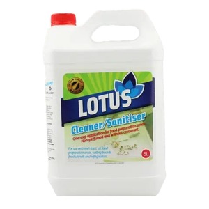 Products: Lotus Cleaner & Sanitiser 5L - Kiwi Hygiene Supplies