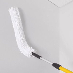 Products: TRUST U-RAG Quick-Connect Flexible Dusting Wand, White - Kiwi Hygiene Supplies