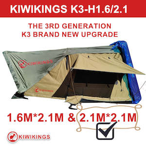 Roof Top Tent 1: KIWIKINGS Hydraulic Automatic(K3-H2.1)2.1M*2.1M family edition roof tent