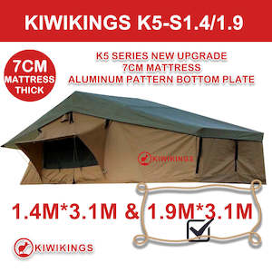 Roof Top Tent 1: (2025 SALE) KIWIKINGS  (K5-S1.9) 1.9*3.1M FAMILY Edition ROOF TENT Camper 4×4