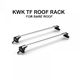 KIWIKINGS KWK HD Crossbar KWK TF Roof Rack for Bare roof 128cm clip-on mount