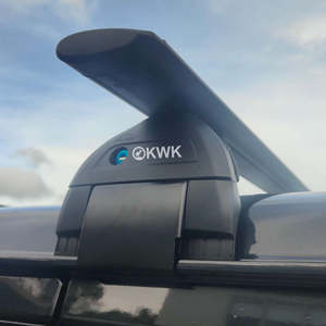 KWK Heavy-Duty Roof BAR Roof Rack for Gutter Mount Vehicles Toyota HiAce（A pair）
