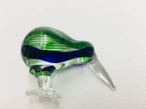 Handmade glass kiwi