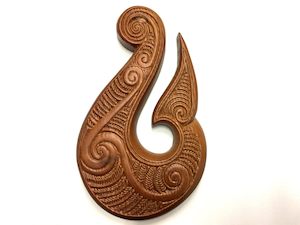 Wood Carving: Beautiful Wood Carving Hook Wall Hanging