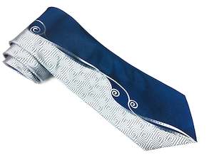 New Zealand Koru Tie Navy