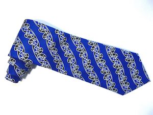 New Zealand Koru Tie Blue