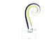 Beautiful Medium Handmade Glass Statue Fern Frond 5173669