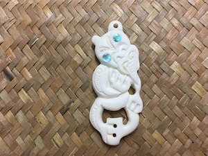 X-Large Bone Carving Tiki