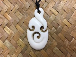 Bone Carving: Bone Carving Twist with Koru