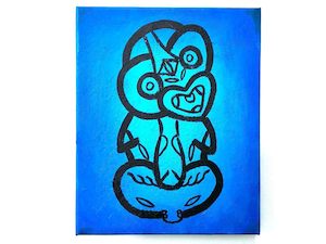 Tiki Painting Wall Hanging