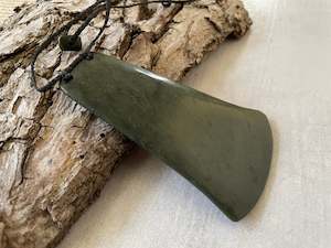 Greenstone Toki: X-Large Greenstone Nephrite Jade Maori Toki 103mm