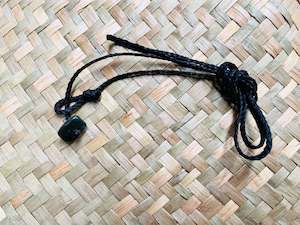 Greenstone Cord with Toggle – Plaited Cord for Pendant or Jewellery