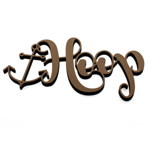 Products: Word Hoop Kiwi Laser