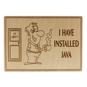Products: I Have Installed Java Kiwi Laser