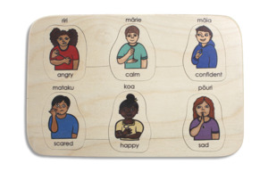 Language Puzzles: Learn to Sign: Emotions puzzle