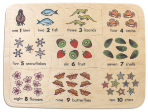 NZ Nature Count to Ten puzzle