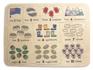 Kiwi Count to Ten puzzle
