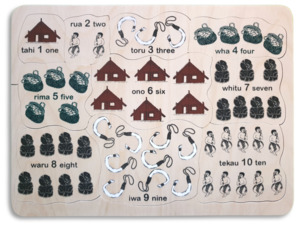 Count to Ten Maori puzzle
