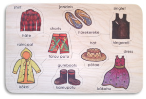 Language Puzzles: Kiwi Clothing puzzle