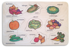 Language Puzzles: NZ's Favourite Veggies puzzle