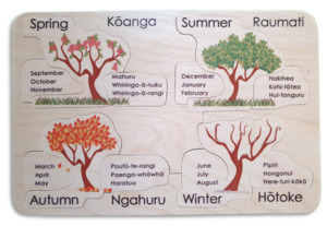 Nga Wahanga o te Tau/Seasons of the Year puzzle