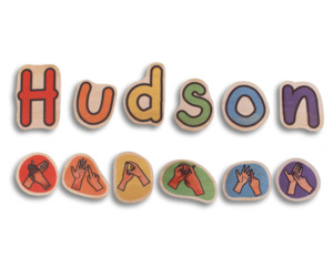 Name Puzzles: NZ Sign Language Name Magnets