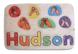 Name Puzzles: NZ Sign Language Name Puzzle