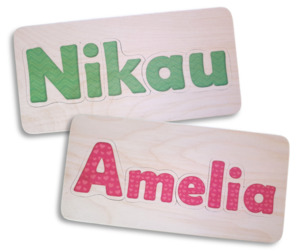 2x Name Puzzles (6 letters or less each)