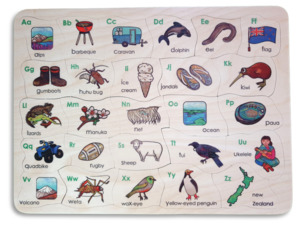 Kiwi Alphabet puzzle