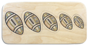 Five Rugby Balls puzzle
