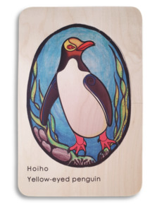 Native Wildlife: Hoiho/Yellow-eyed Penguin puzzle