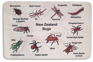 Nz Natural World: NZ Bugs puzzle