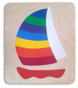 Colourful Fun: Rainbow Yacht puzzle