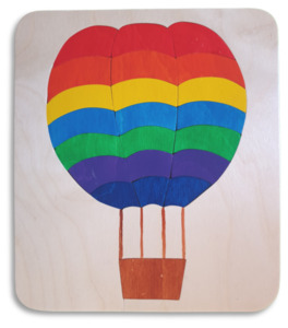 Colourful Fun: Hot Air Balloon puzzle