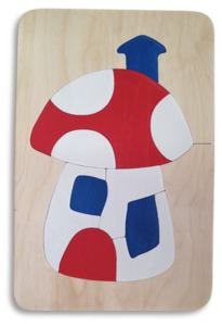 Colourful Fun: Toadstool House puzzle