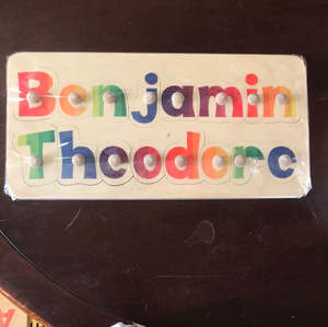 Second - Benjamin Theodore with knobs