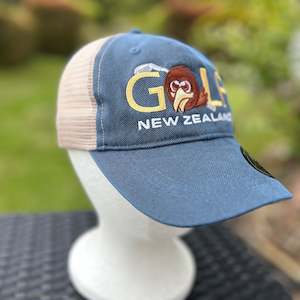 KiwiMoji Golf Vintage Snap Back Cap