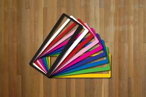 Number Plate Surrounds: Coloured Number Plate Surrounds