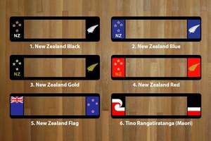 NZW80 Winged Number Plate Surrounds - New Zealand designs