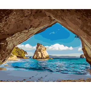 Frontpage: Cathedral Cove